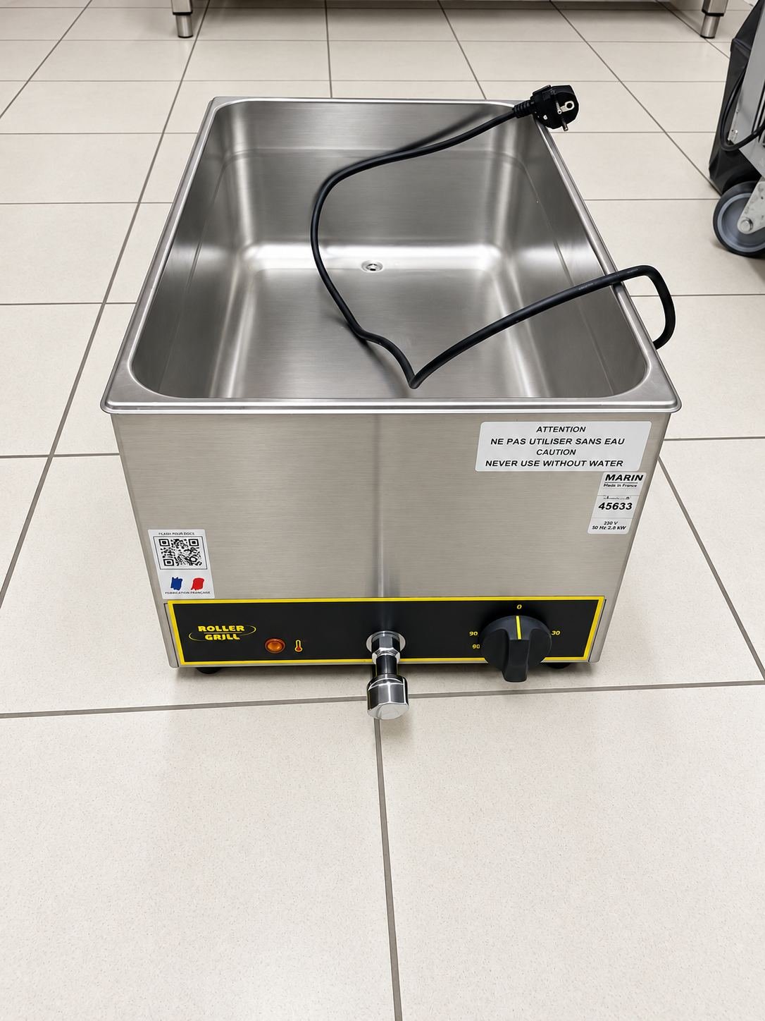 Bain-marie professionnel ROLLER GRILL BMP 11 – Jamais utilisé