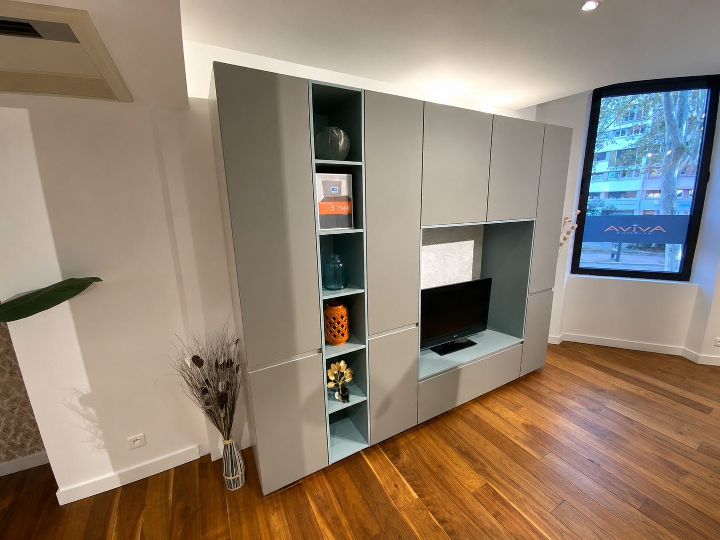 Meuble, télévision et bibliothèque, NEUF