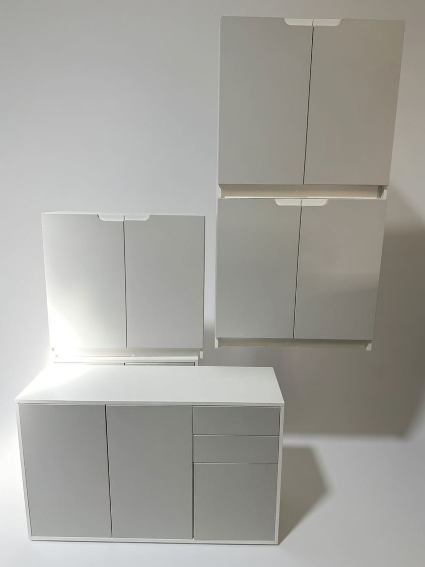 Lot de meubles bas de bureau